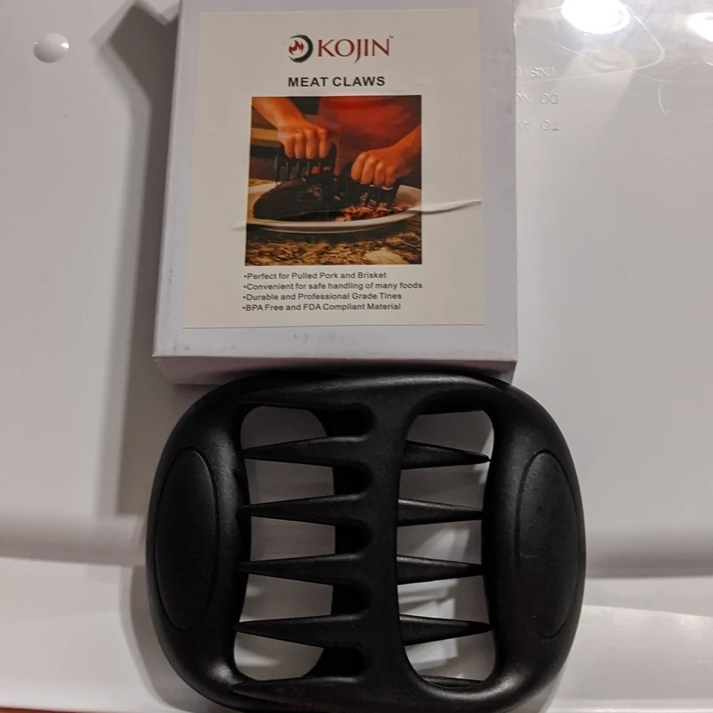 Kojin Summer Grilling Barbecue BBQ Essentials Kit Gloves Brush Meat Claw…